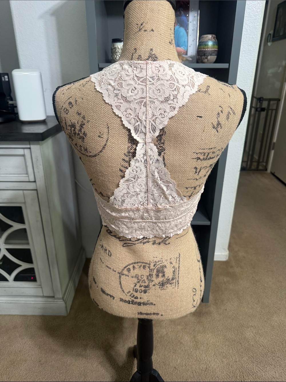 Lace Bralette in Light Blush - Picture 3 of 6